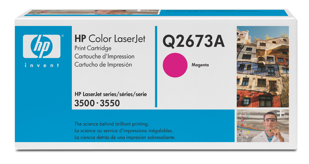 HP Color LaserJet Q2673A Magenta Print Cartridge Genuine HP Toner