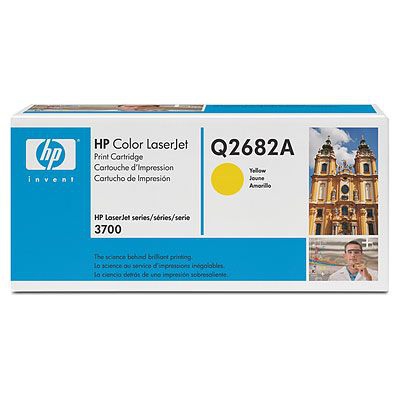HP Color LaserJet Q2682A Yellow Print Cartridge Genuine HP Toner