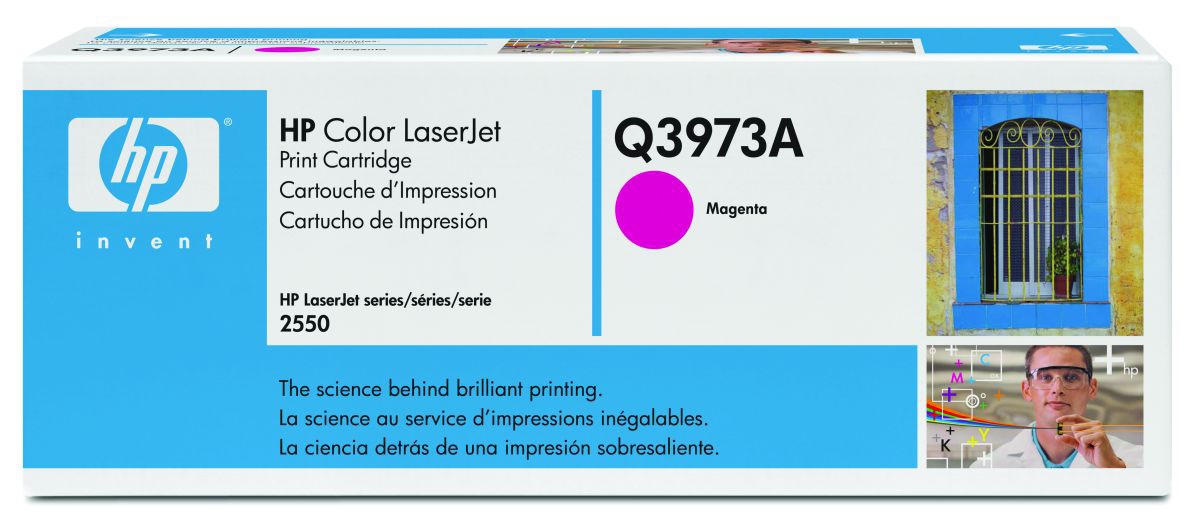 HP Color LaserJet Q3973A Magenta Print Cartridge Genuine HP Toner