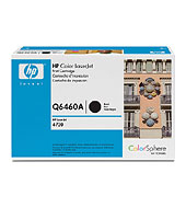 HP Color LaserJet Q6460A Black Print Cartridge Genuine HP Toner