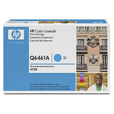 HP Color LaserJet Q6461A Cyan Print Cartridge Genuine HP Toner