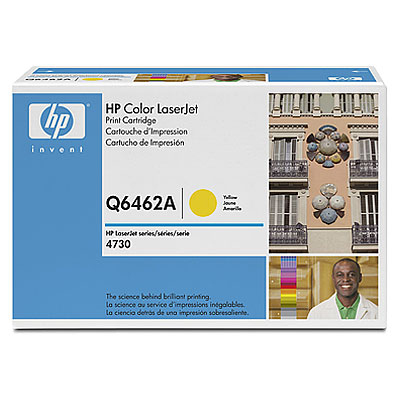 HP Color LaserJet Q6462A Yellow Print Cartridge Genuine HP Toner