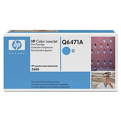 HP Color LaserJet Q6471A Cyan Print Cartridge Genuine HP Toner