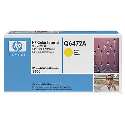 HP Color LaserJet Q6472A Yellow Print Cartridge Genuine HP Toner