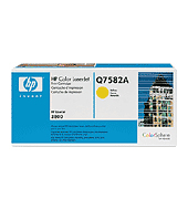 HP Color LaserJet Q7582A Yellow Print Cartridge Genuine HP Toner