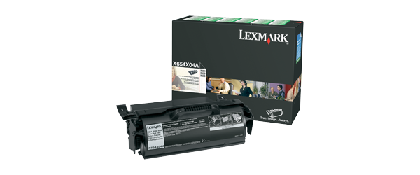 Lexmark X654 X656 X658 Extra High Yield Return Program Print Cartridge for Label Applications Genuine Lexmark Toner