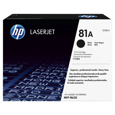HP 81A Black Original LaserJet Toner Cartridge