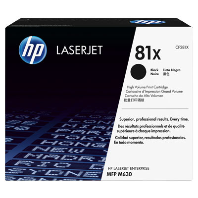 HP 81X High Yield Black Original LaserJet Toner Cartridge