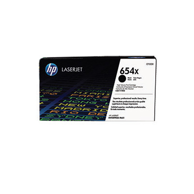 HP 654X High Yield Black Original LaserJet Toner Cartridge