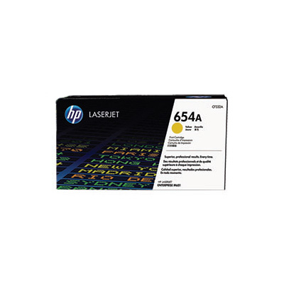 HP 654A Yellow Original LaserJet Toner Cartridge