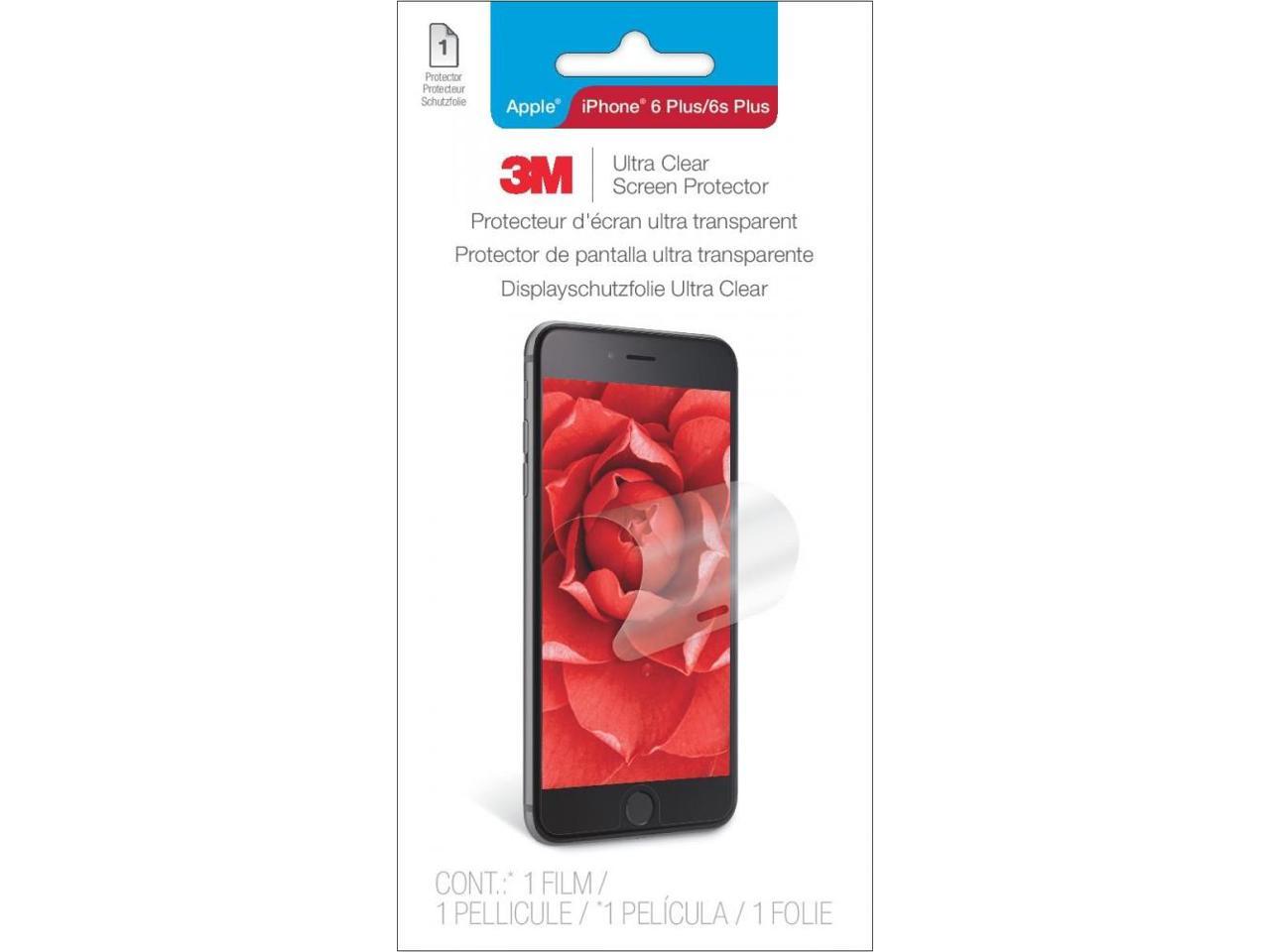 3M™ Ultra Clear Screen Protector for iPhone 6 Plus/6S Plus/7 Plus/8 Plus