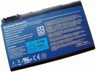 Acer Aspire 3100/5100/TravelMate 4200 Battery (11.1V, 4400 mAh, Li-ion 6 Cells)