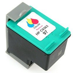 Tri-Color Inkjet Cartridge compatible with the HP (HP97) C9363WN