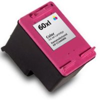 High CapacityTri-Color Inkjet Cartridge compatible with the HP (HP 60XL) CC644WN