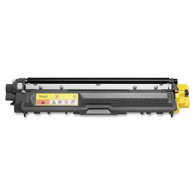 Yellow Toner Cartridge compatible with the Brother TN221Y
