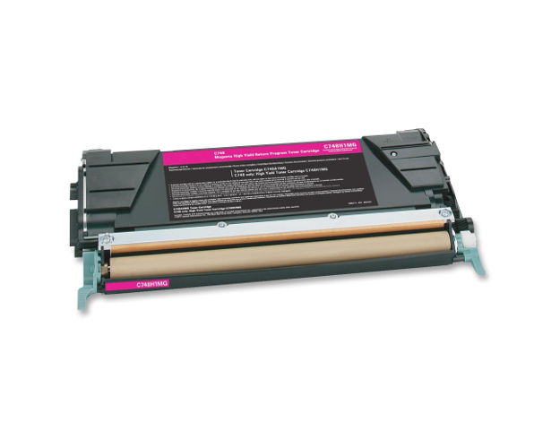 Magenta Toner Cartridge compatible with the Lexmark C748H1MG