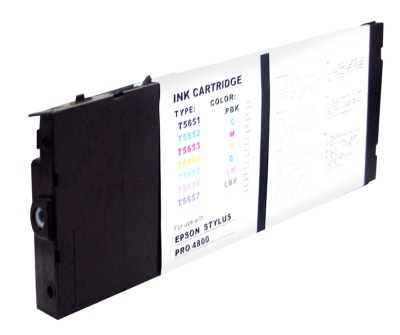 Compatible Light Black Pigment Inkjet Cartridge compatible with the Epson T565900