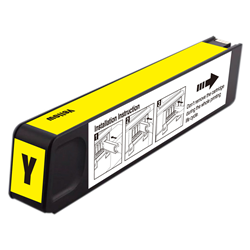 Yellow Inkjet Cartridge compatible with the HP CN628AM, 971XL