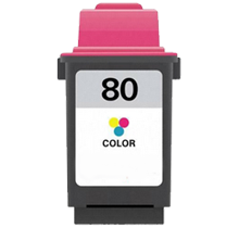 TriColor Inkjet Cartridge compatible with the Lexmark (Lexmark#80) 12A1980