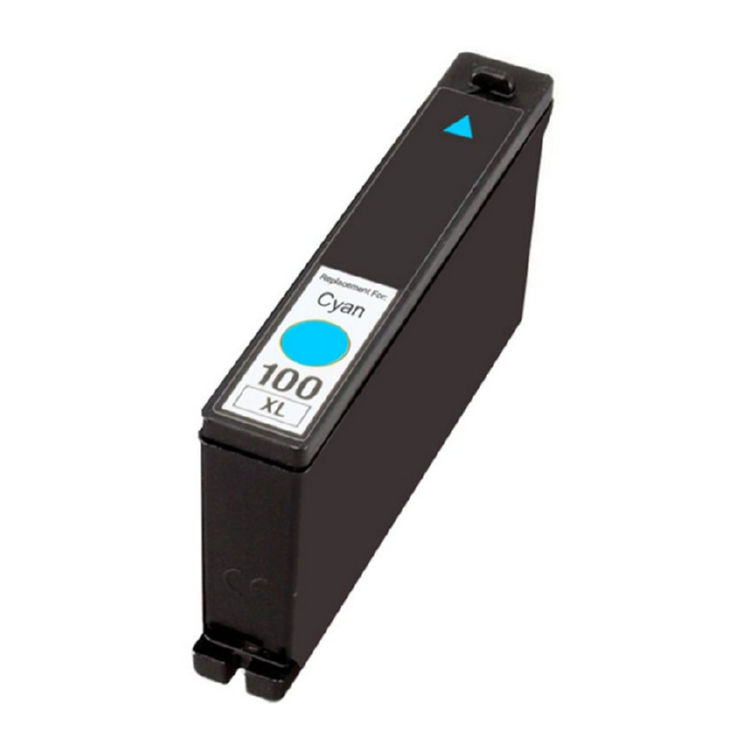High Capacity Cyan   Ink Cartridge compatible with the Lexmark (#100C XL) 14N1069