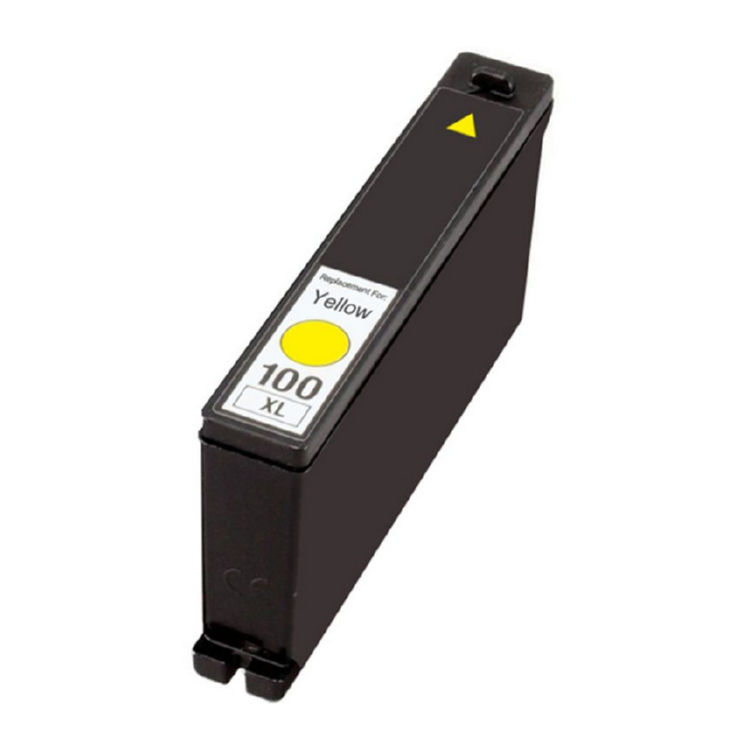 High Capacity Yellow   Ink Cartridge compatible with the Lexmark (#100Y XL) 14N1071
