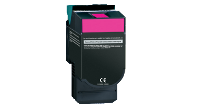 Magenta Laser Toner compatible with the Lexmark C540H2MG
