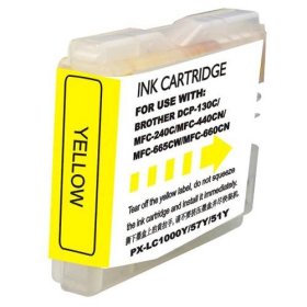 Yellow Inkjet Cartridge compatible with the Brother LC-51Y