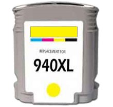 Remanufactured Yellow Inkjet Cartridge compatible with the HP (HP940XL) C4909AN (1400 page yield)