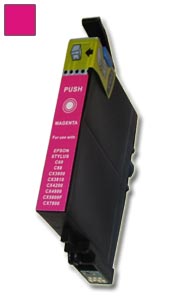 Remanufactured Magenta Inkjet Cartridge compatible with the Epson T060320