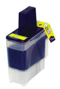Yellow Inkjet Cartridge compatible with the Brother LC-41Y