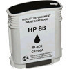 Remanufactured High Capacity Black Inkjet Cartridge compatible with the HP (HP88) C9396AN