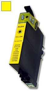 Remanufactured Yellow Inkjet Cartridge compatible with the Epson T060420