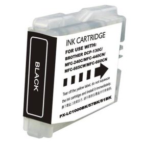 Black Inkjet Cartridge compatible with the Brother LC-51BK