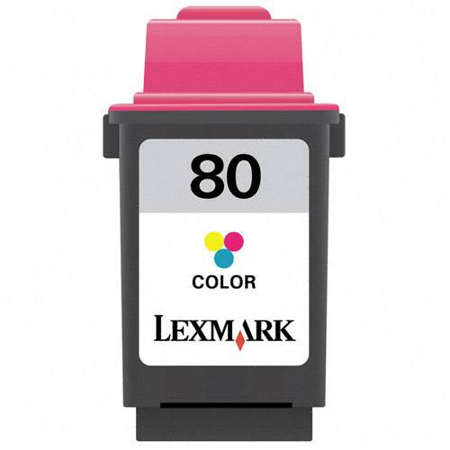 Remanufactured  TriColor Inkjet Cartridge compatible with the Lexmark (Lexmark#80) 12A1980