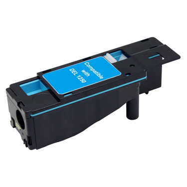 Cyan Toner Cartridge compatible with the Dell 331-0777 (1,400 page yield)
