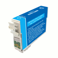 Cyan Inkjet Cartridge compatible with the Epson T124220