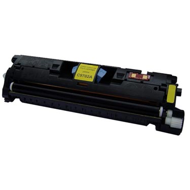 Remanufactured Yellow Toner Cartridge compatible with the HP Q3962A