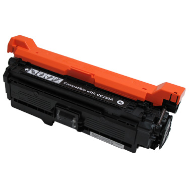 Remanufactured Black Toner Cartridge compatible with the HP CE250A