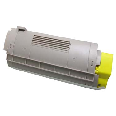 Yellow Toner compatible with the Okidata 43324417