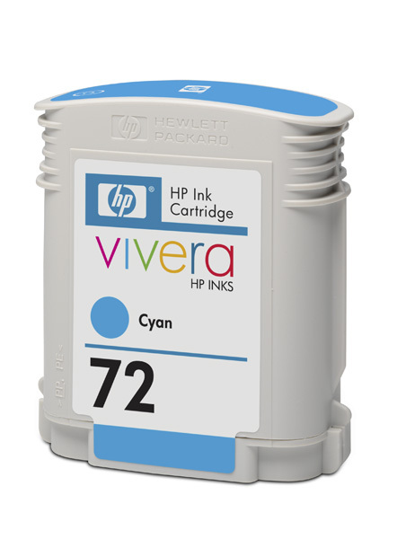 HP 72 69-ml Cyan Ink Cartridge Genuine HP Inkjet