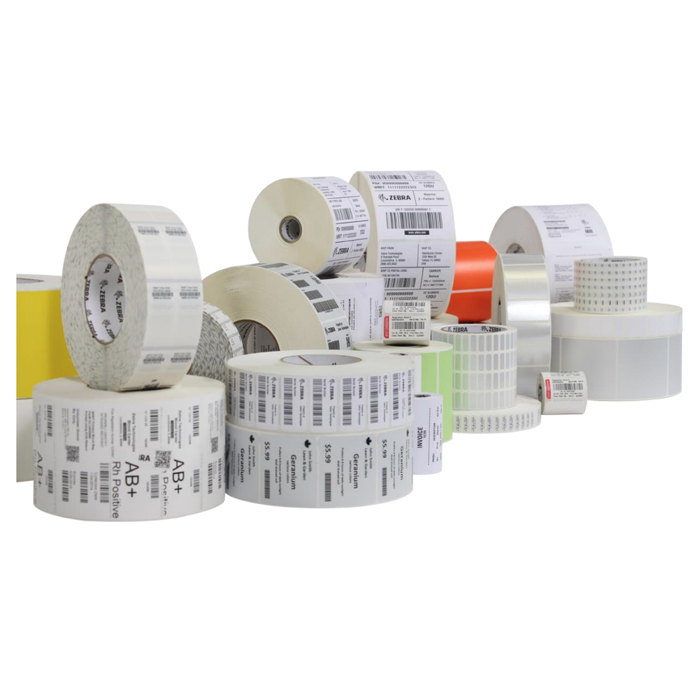 Zebra 10023180 printer label Silver Self-adhesive printer label