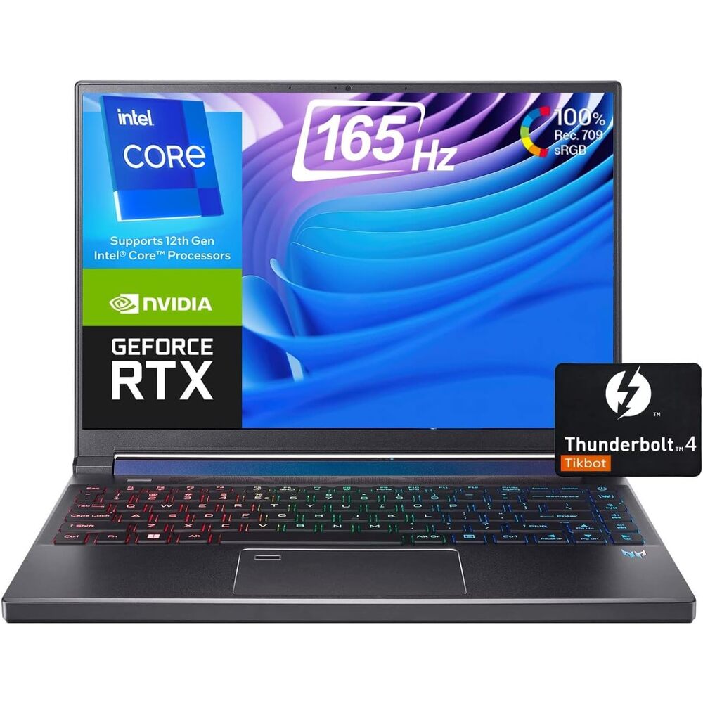Acer - Predator Triton 300 SE 14� WUXGA 0.70" Thin Creator/Gaming Laptop Intel 14-Core i7-12700H 400 nits NVIDIA GeForce RTX 3060 165Hz Wi-Fi 6E AX1675 Win11 W/Mouse Pad (16GB RAM | 512GB PCIe SSD)