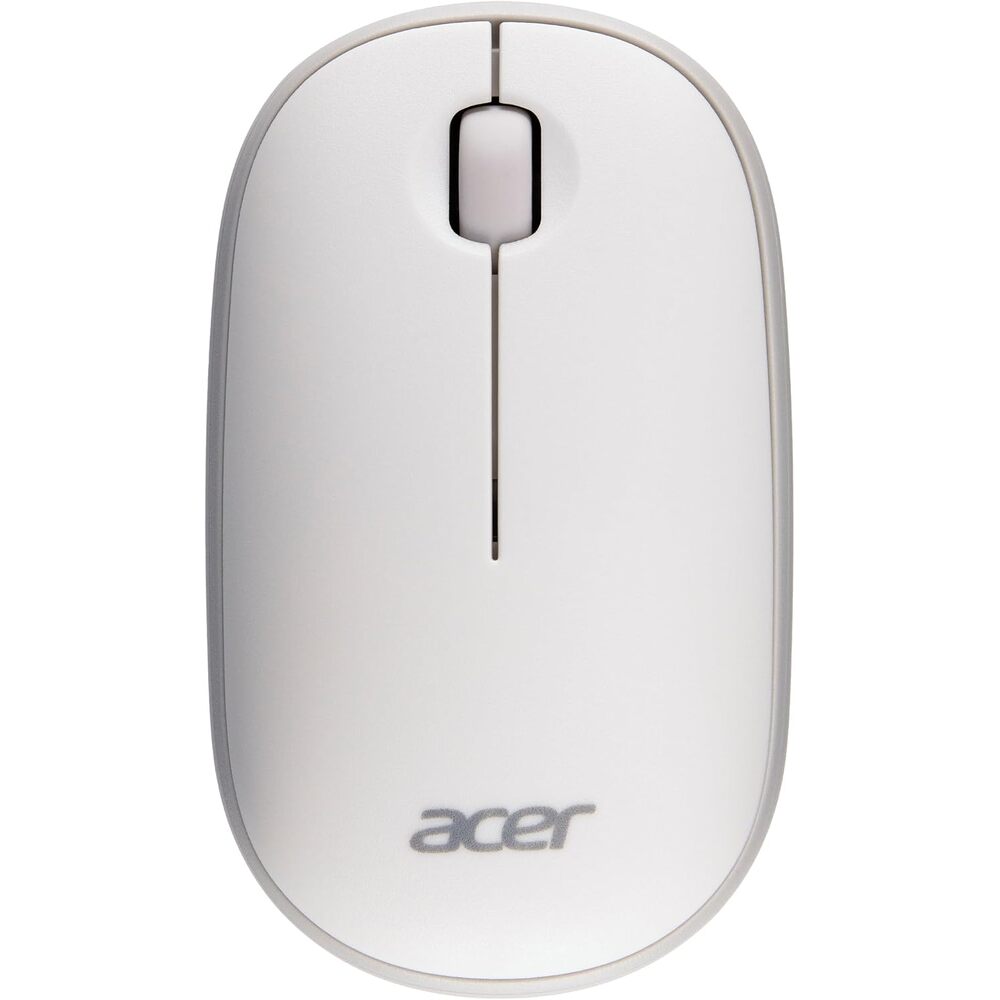 Acer Computer Mouse Wireless, 2.4G Slim USB Wireless Mice with USB-A Receiver, 1600 DPI Optical, Laptop Mouse with Plug and Play for Right/Left Handed Users (for Chromebooks, Windows PC & Mac) Black