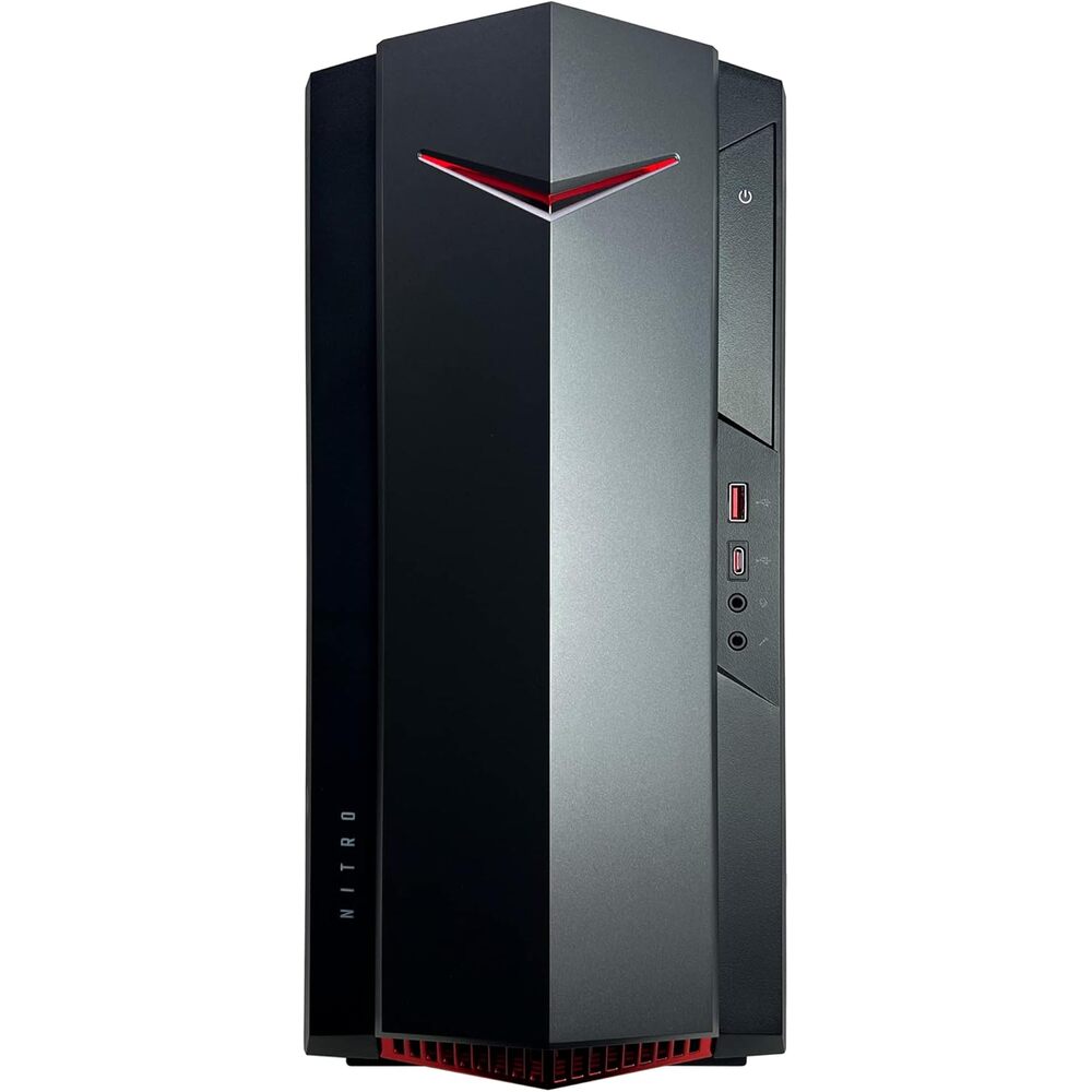 Acer Nitro 50 N50 Gaming Desktop Computer - 11th Gen Intel Core i5-11400F up to 4.40 GHz CPU, 128GB RAM, 4TB SSD + 12TB HDD, GeForce GTX 1650 4GB GDDR5 Graphics, Intel Wi-Fi 6, Windows 10 Home