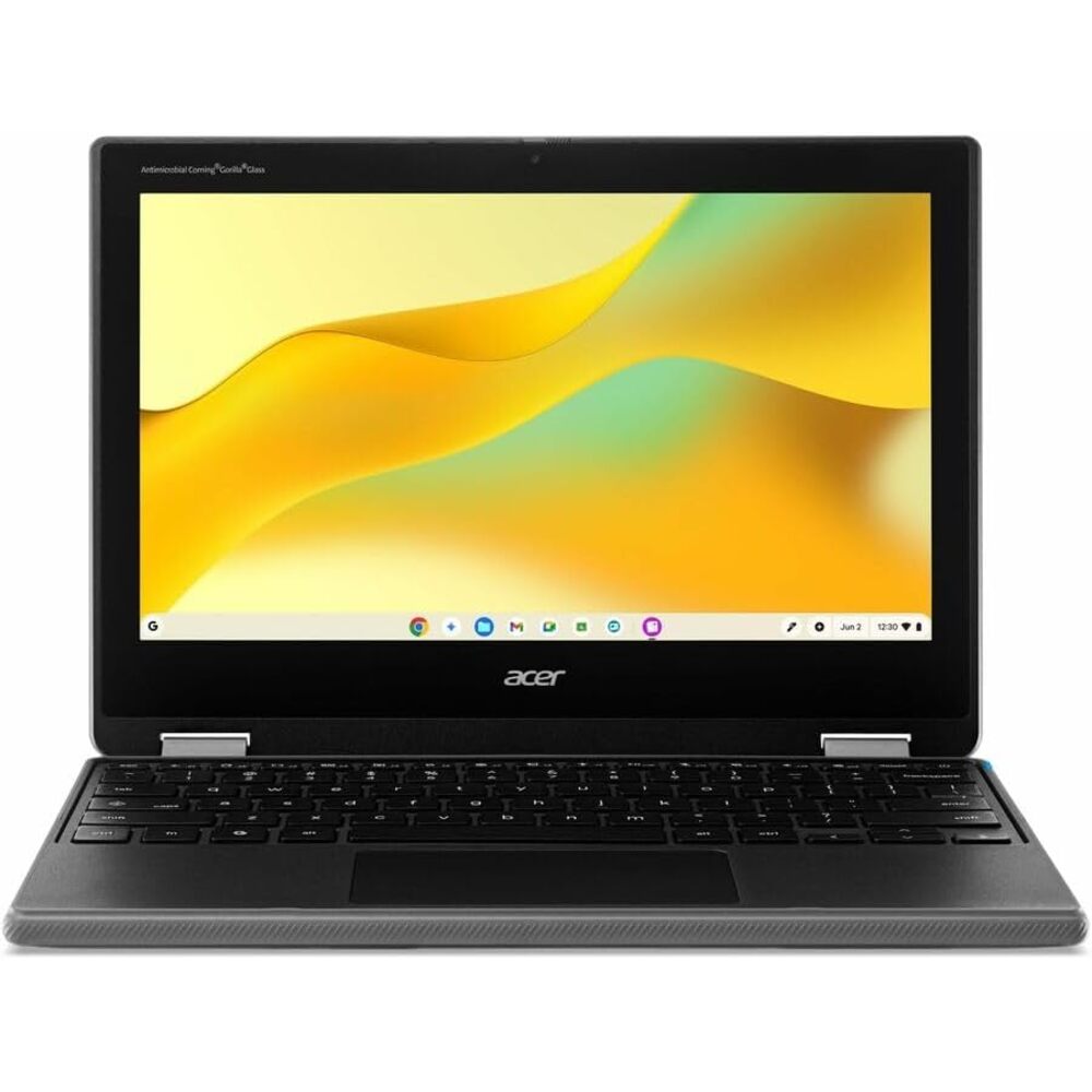 Acer Chromebook Spin 311 R725T R725T-840G 11.6" Touchscreen Convertible 2 in 1 Chromebook - HD - 60 Hz - MediaTek MT8-4 GB - 64 GB Flash Memory - English (US) Keyboard - Black