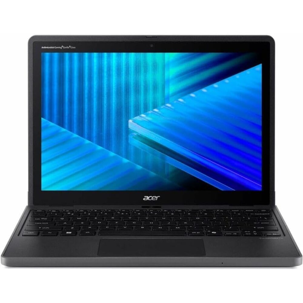 Acer TravelMate B3 Spin 12 TMB312R-31 TMB312R-31-C41T 12.2" Touchscreen Convertible 2 in 1 Notebook - WUXGA - 60 Hz - Intel N150-4 GB - 128 GB Flash Memory - English Keyboard - Black