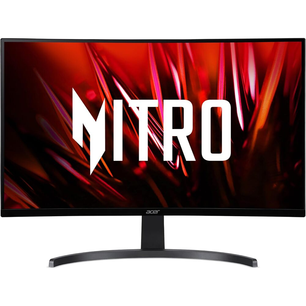 Acer Nitro 27" WQHD 2560 x 1440 1500R Curved PC Gaming Monitor | AMD FreeSync | 100Hz Refresh | 1ms VRB | Speakers | VESA Mountable | 1 x Display Port 1.2, 1 x HDMI 2.0 & 1 x HDMI 1.4 | ED273U Hbmiipx