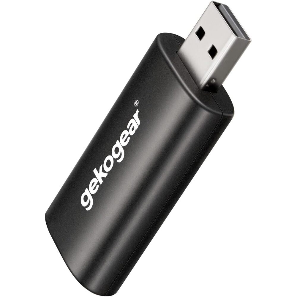 GekoGear Wireless CarPlay USB Adapter for Apple iPhone iOS 12+ Small Car Play Dongle for OEM Wired CarPlay Car Model 2016+ USB C to USB A Cable