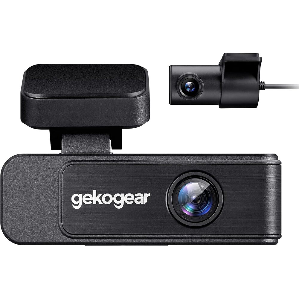 GekoGear Orbit 410 Dual Channel 4K Front and 1080P Rear Dash Cam