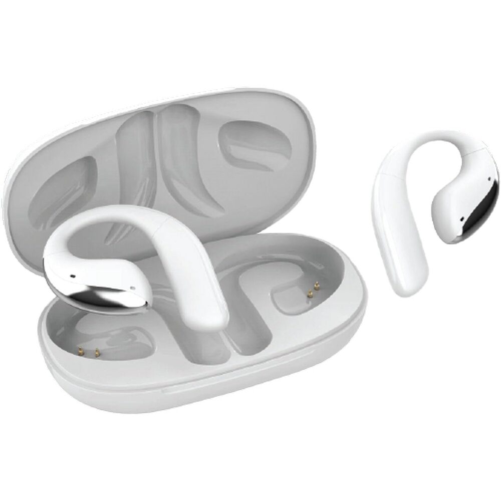 Adesso Xtream T6 Open-Ear Bluetooth Earbuds with Touch Screen Charging Case